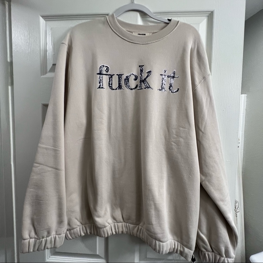 Zadig and Voltaire “Fuck It” Crewneck